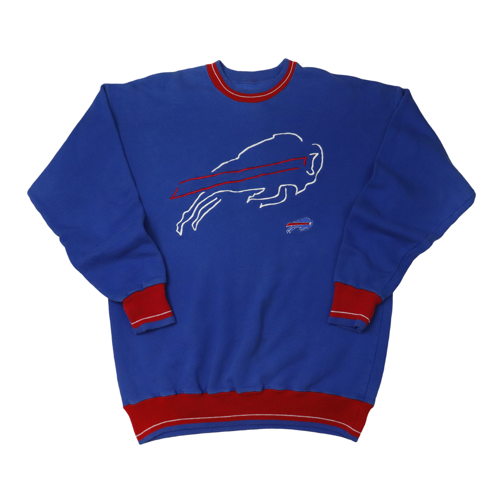 Vintage Buffalo Bills Blue Crewneck Size XL 90s